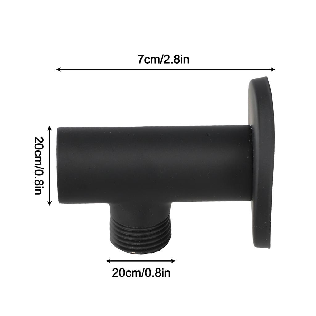 Duschdüsenbasis Wandmontage Armatur Befestigungsbasis Top-Spray Duschkopfadapter für Zuhause Badezimmer Küche Duschzubehör