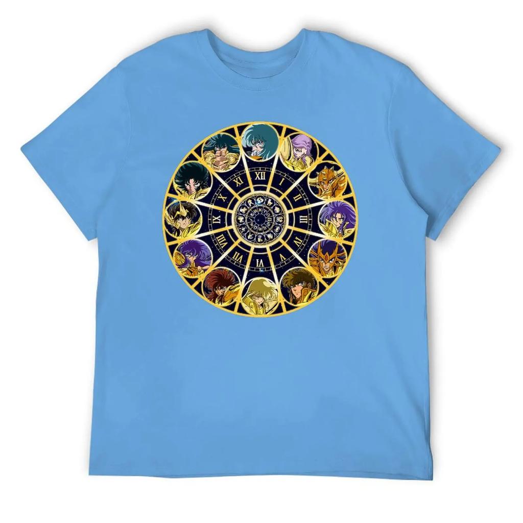 Saint Seiya Gold Saints For Sale T-shirt Fresh Sport Top Tee Hipster Fitness Geeky Eur Size