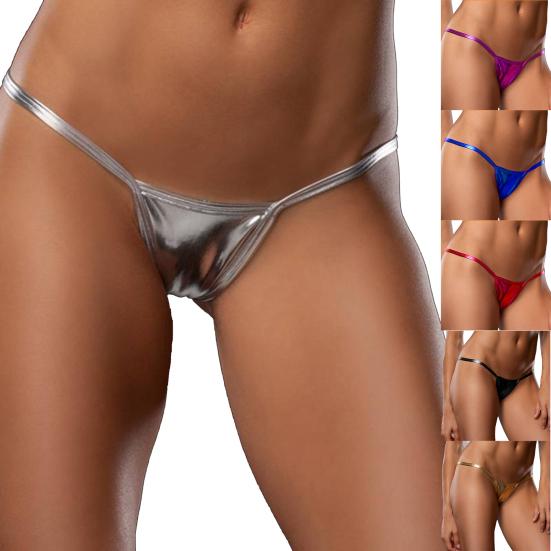 G String Panties Sexy T-shaped Polyester Low Waist Lady Tanga