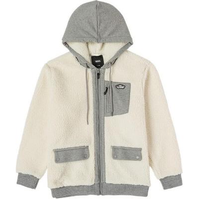 Patchwork Retro Zip Hoodie Jacket Men Tops Off-White VN000FBX3KS