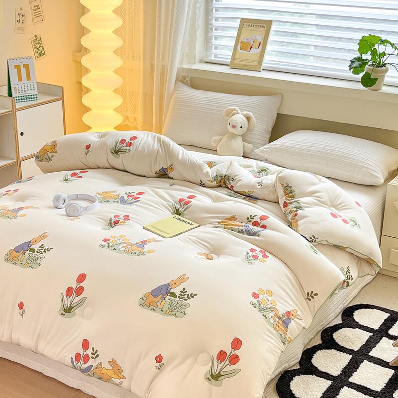OLOEY Knitted Soybean Fiber Spring/Autumn Quilt