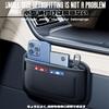 ZUKIDA Car Storage Car Phone Storage Card PU Leather Mini Storage Bag for Auto Door Window Pen and Phone Tray Car Seat Gap for Document and Notepads