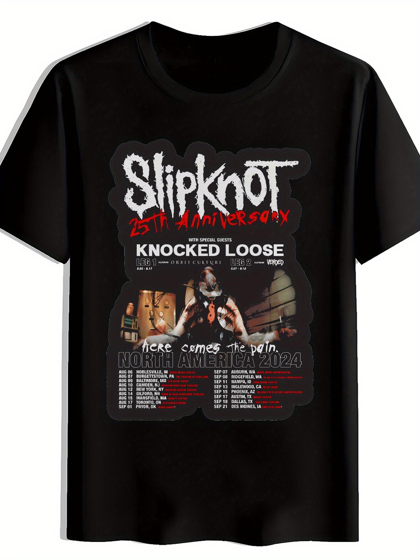 Retro rock band print T-shirt XXL