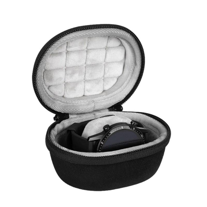 Hard Carrying Case EVA Hard Shell Travel Storage Bag Shockproof Watch Travel Case for Huawei Watch Fit 2 for Haylou RS4 Plus/GST