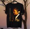 George Michael Lustiges kurzärmeliges Herren-Unisex-T-Shirt