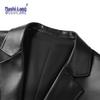 MushiLang Men's First-Layer Sheepskin Leather Blazer