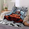 1pc One Piece Adventure Soft Throw Blanket Flannel All Season Light Weight Living Room/Bedroom Warm Blanket. M7270134