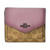 COACH Wallet Canvas Handheld Envelope Wallets Small Women's Purple Brown Monogram (Unisex) Wallets 31548 V5PUJ