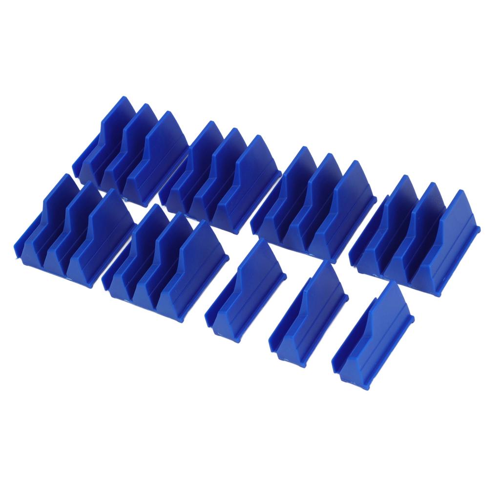 Geometric Wrench Organizer 20 Slots Modular Magnetic Wrench Rack Holder for 6mm to 38mm 1 4in to 1 1 2in Spanner Blue