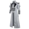 Banchetto di Corte Medievale Cerniera Lunga Spacco Costume di Scena Abbigliamento Stile Cappotto da Uomo Design alla Moda ed Elegante