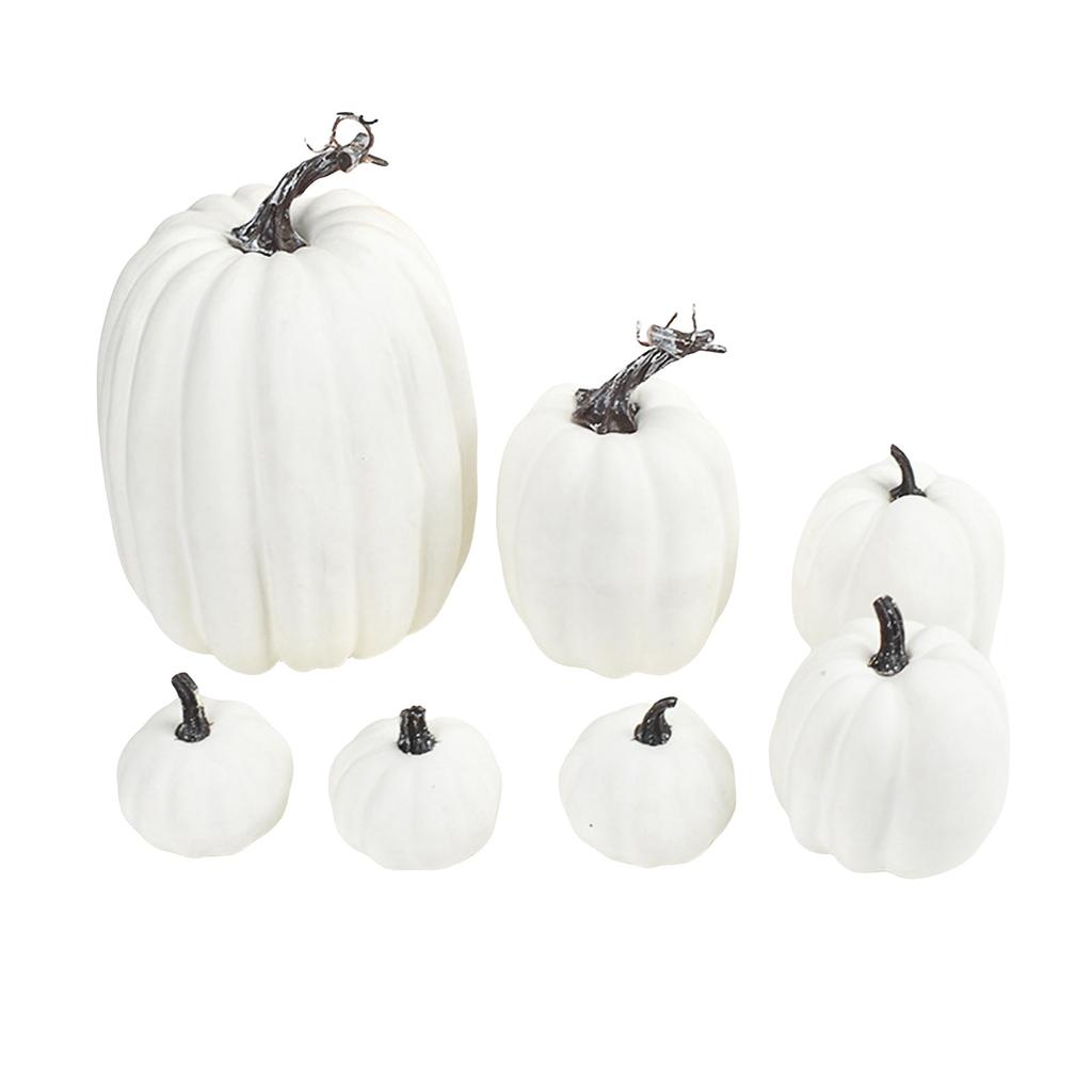 Halloween Simulation Model Big , Orange Black Holiday Decoration Ornament