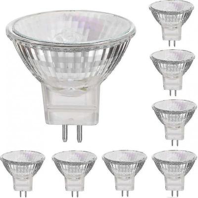 12V 35W Halogenové žárovky GU5.3 Spot Základna Teplá bílá, Stmívatelné, Balení 8 ks