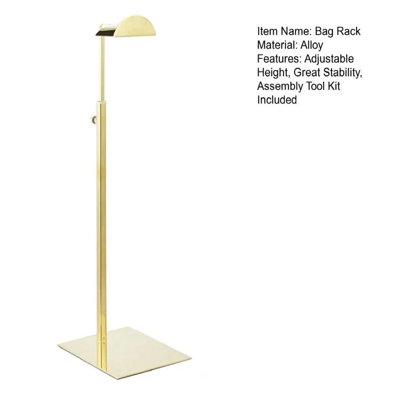 Bag Display Stand Adjustable Stable Base Countertop Storage Organizer Sturdy Versatile Handbag Display Rack for Store Home Shop