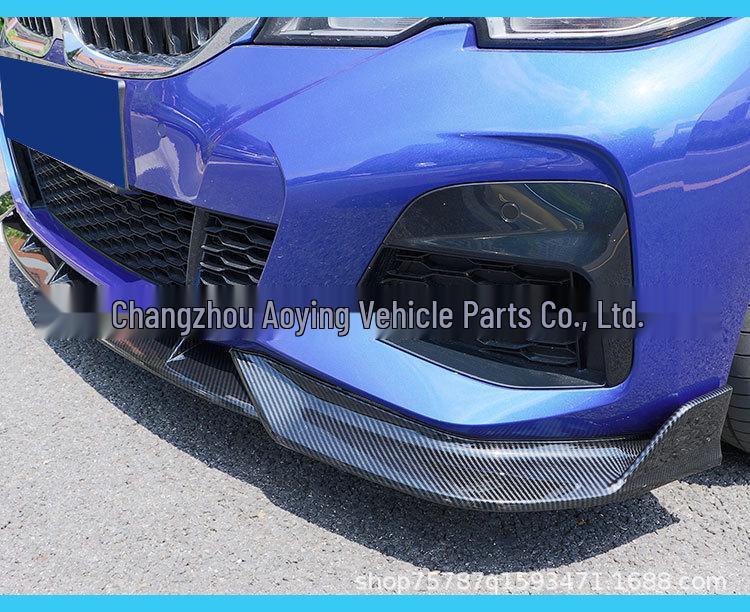 Fits 2020-2022 BMW New 3 Series Front Lip Shovel Front Bumper Modification Kit G20/G28.