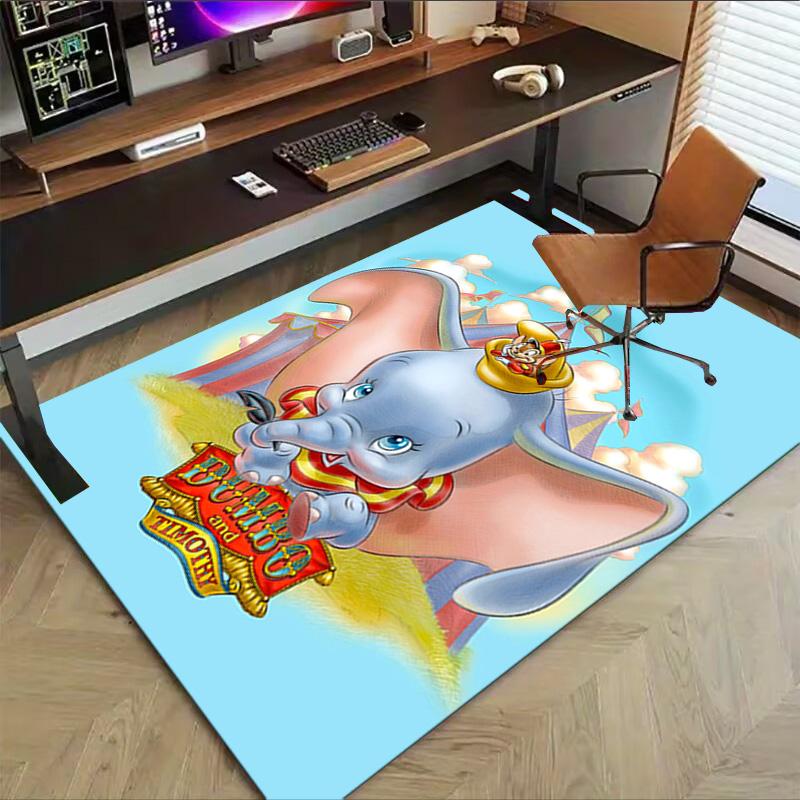 Dumbo'S Magical Flight Carpet For Playroom Bedroom Living Room Sofa Home Decorkids Game Area Rug Nonslip Floor Mat