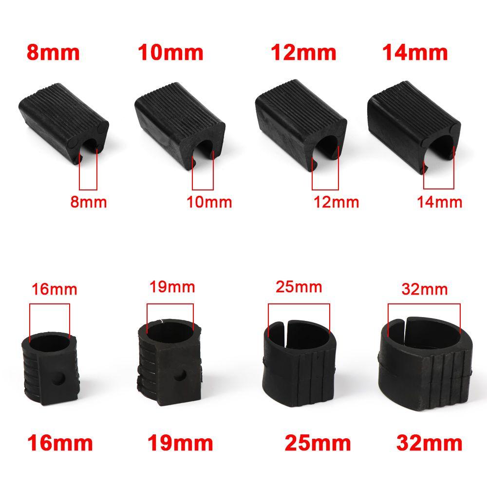 10Pcs Durable U Shaped Chair Leg Pad Non-slip Tube Caps Anti-front Tilt Damper Stool Pipe Clamp Glides Feet Leg Floor Protector