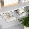 Space Saving Under Desk Drawer Organizer Slide Buckle Hidden Office Organizer  Desk Drawer
