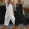 New Autumn Women's Pants with Loose and Tight Waists Versatile and Casual Nine-inch Pants