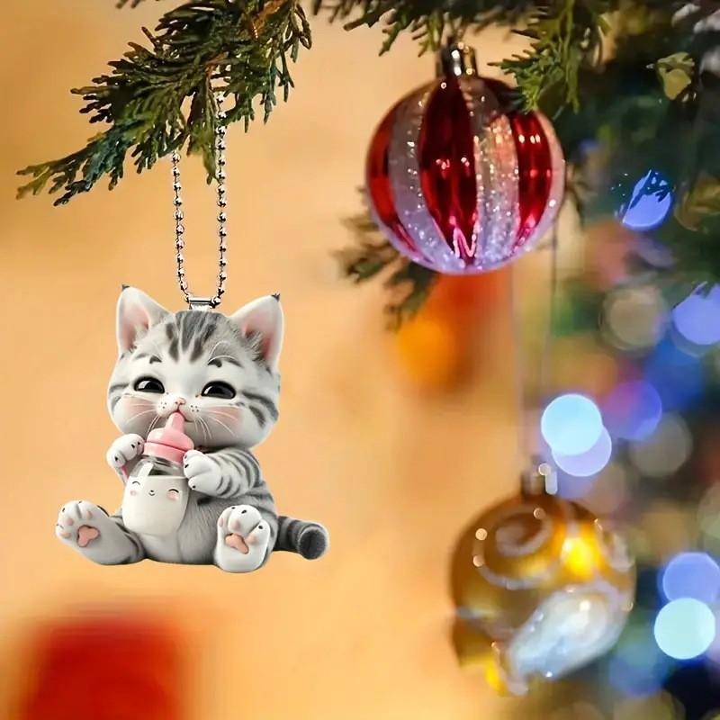 Charming Cat Acrylic Car Decoration For Delightful And Unique Accessories Automotive