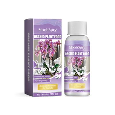 Orchid Plant Growth Agent. Specialized Nutrient Solution for Flowers and Green Plants. Universal for Orchid Cultivation
