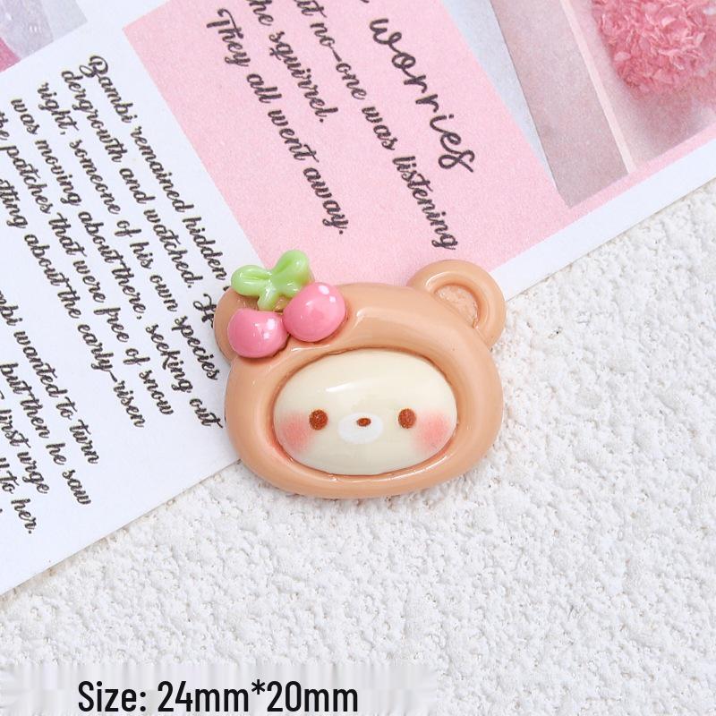 Resin DIY Jewelry: Cartoon Hair Clips & Crocs Charms – Fruit & Animal Styles