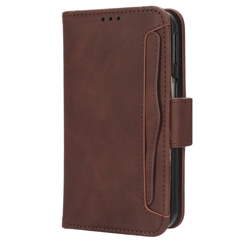 Für Oppo Find N2 5G Mehrere Kartenfächer Flip Ständer Hülle Stoßfest PU Leder Brieftasche Handyhülle