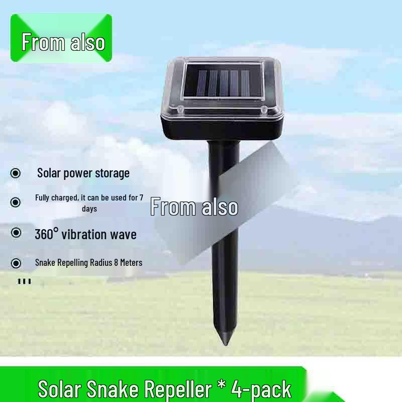 Outdoor Solar Ultrasonic Snake & Mouse Repeller