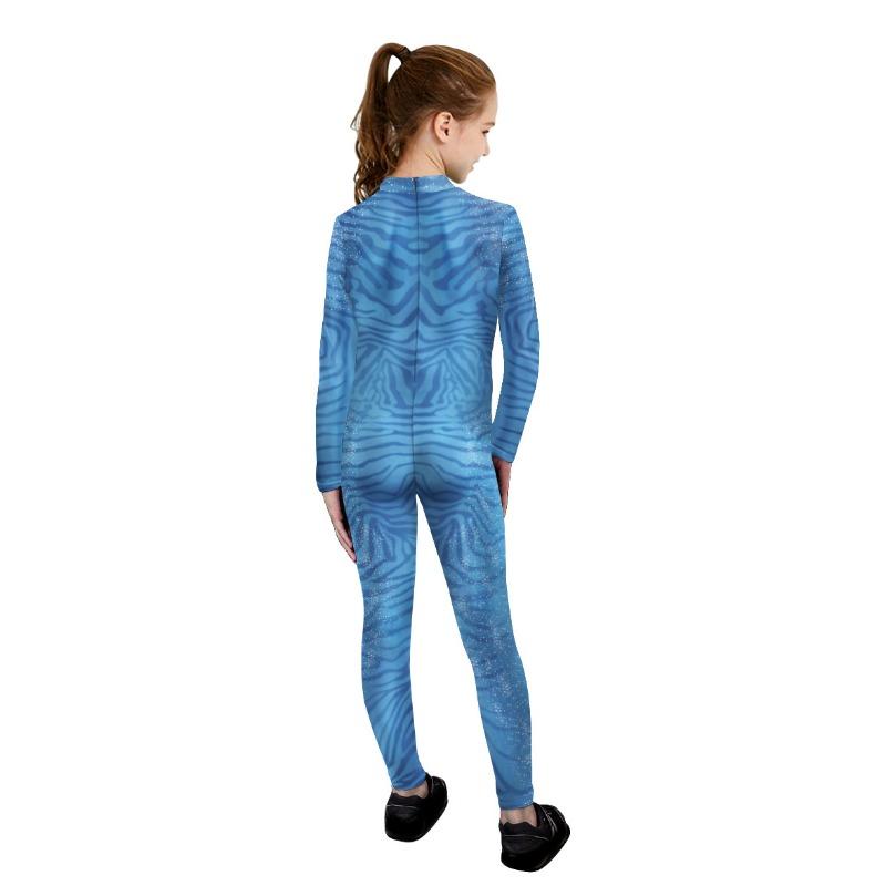 Children's Avatar Performance Cosplay Costume Character Digital Printing Bodysuit