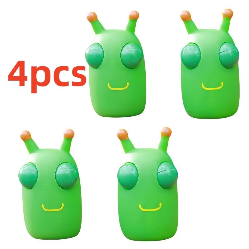 Vegetable Worm Caterpillar Eye Toy Decompression Artifact Pinch Children Gift Vent Small Toys Decompression Trick Birthday Gift