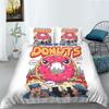 Bedding Set Cover Cartoon Ice Cream Pillowcase Duvet Cover Set Comforter Cover Set