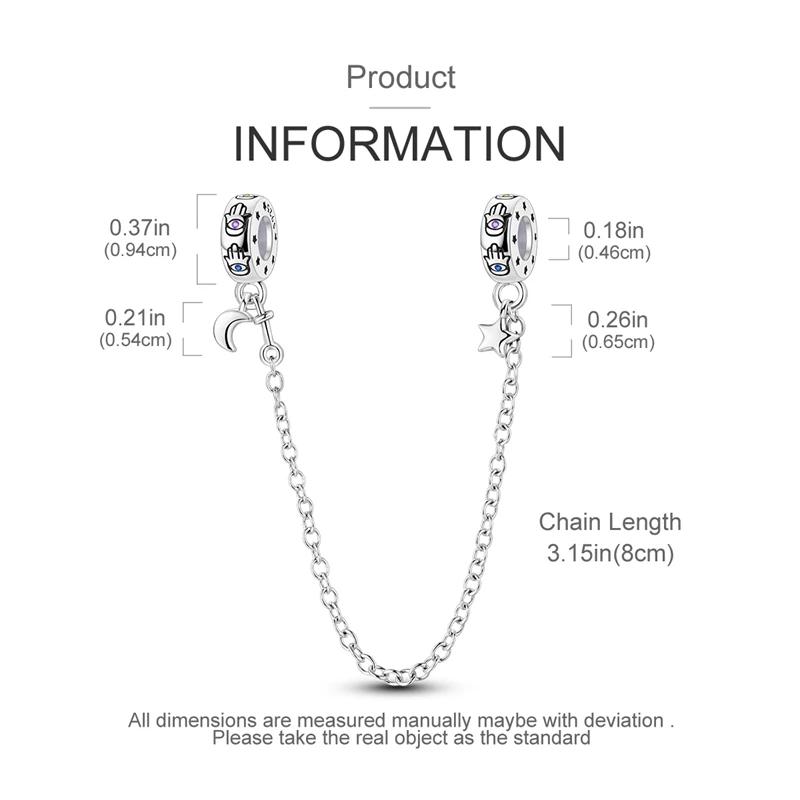 Authentic Copper Linked Hearts Christmas Tree Safety Chain Fit Original Bracelet Diy Charms For Jewelry Making