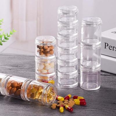 Weekly Tablets Jewelry Storage Pill Organizer 7 Days Pill Box Pill Dispenser Travel Pill Case