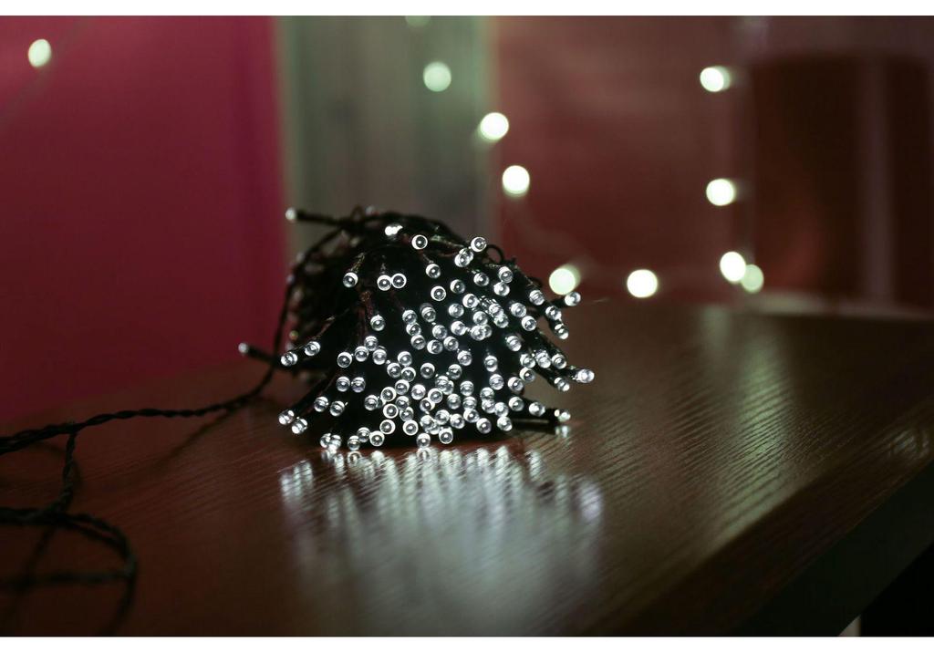 LED Solar Colorful Garden Villa Star String Lights for Outdoor Courtyard Decoration