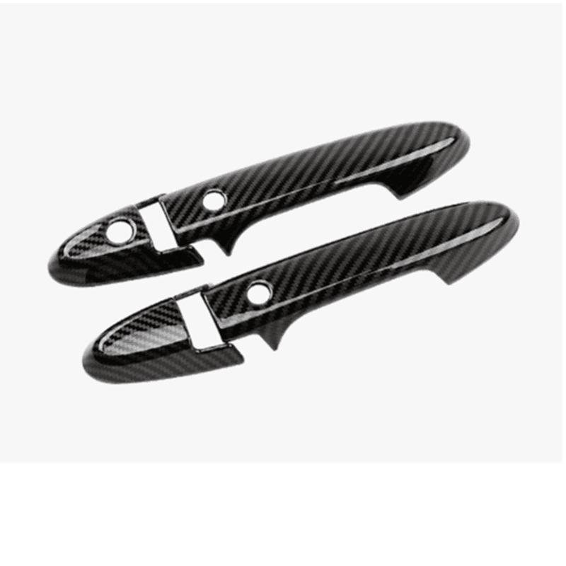 Car Door Handle Cover For Honda HR-V HRV VEZEL 2014- Carbon Fiber Chrome Trim Styling Decoration Accessories