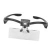 Eyeglass Type Headband Magnifier with 5 Lens LED Lamp for Eyelashes Extension Use