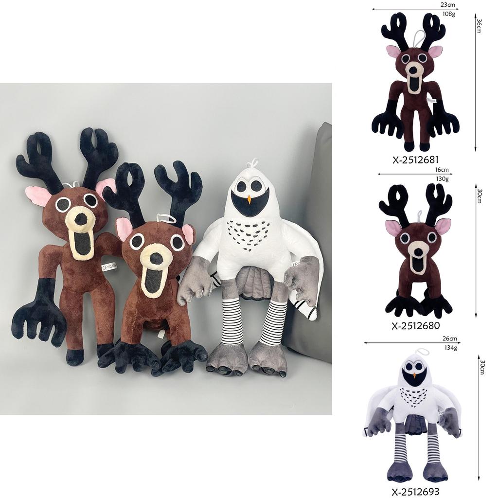 99 Nights In The Forest Stuffed Animal With Super Soft Short Plush For Horror Game Fans