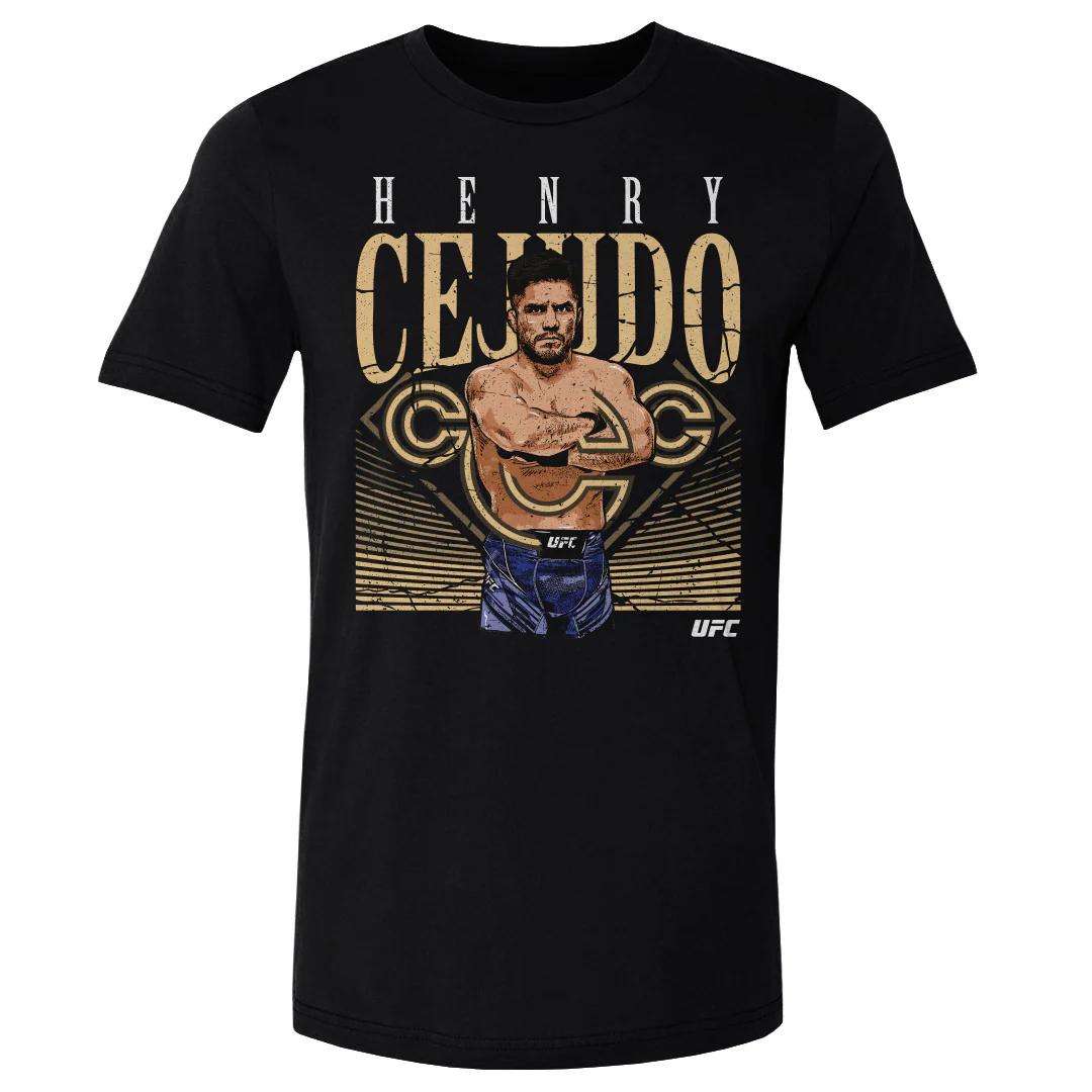 

2026 Summer UFC Henry Cejudo Fighting Graphic Tshirt Women Sports Cotton Short Sleeve Loose Leisure Fitness Shirt Unisex 4XL