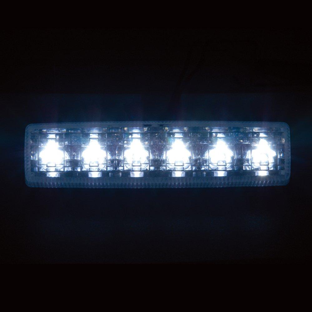 Tsuchiya Yac Car Interior Accessories Ryusei Re 6 LED Car Height (Tsuchiya Yac) Light, Clear/White (Light), DC24V, CE-247