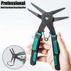 Snap Ring Plier Type Circlip Pliers Multifunctional Crimp Tool Internal External Ring Remover Retaining Circlip Pliers Hand Tool