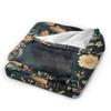 William Morris Bird Blanket Warm Soft Print Plush Throw Blanket For Girls Boys Couch Sofa Bed Flannel Bedspread Bed Cover