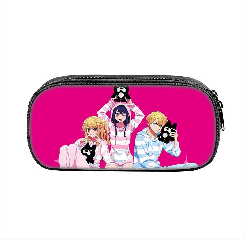 Oshi No Ko Kids Pencil Case With Large Capacity For School Storage And Stationery Organization