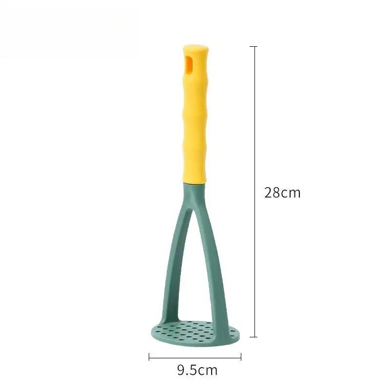

1 Pcs Kitchen PP Pressed Potato Masher Ricer Puree Juice Maker Potato Pusher Smooth Mashed Potatoes Crusher Fruit Tools зелёный