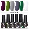 6-Color Nail Polish Glue Set, Popular Color Nail Glue, Phototherapy Nail Polish Glue Can Be Matched Arbitrarily.