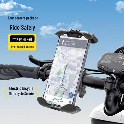 Universelle Handyhalterung für Mountainbikes und Motorräder für Navigation und Outdoor-Aktivitäten