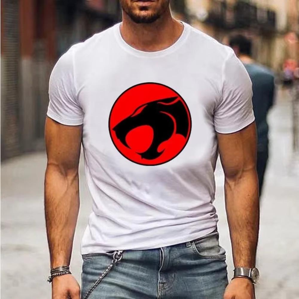 Nová kreslená anime trička Thundercats 3D potisk Pánská Dámská Módní tričko Streetwear Oversized Harajuku Dětské topy Trička Oblečení