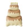 3D Cartoon Birthday Cake Balloon - Foil Decoration for Kids' Parties