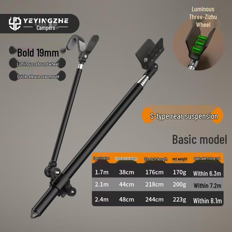 Thickened Stainless Steel Fishing Rod Holder Stand
