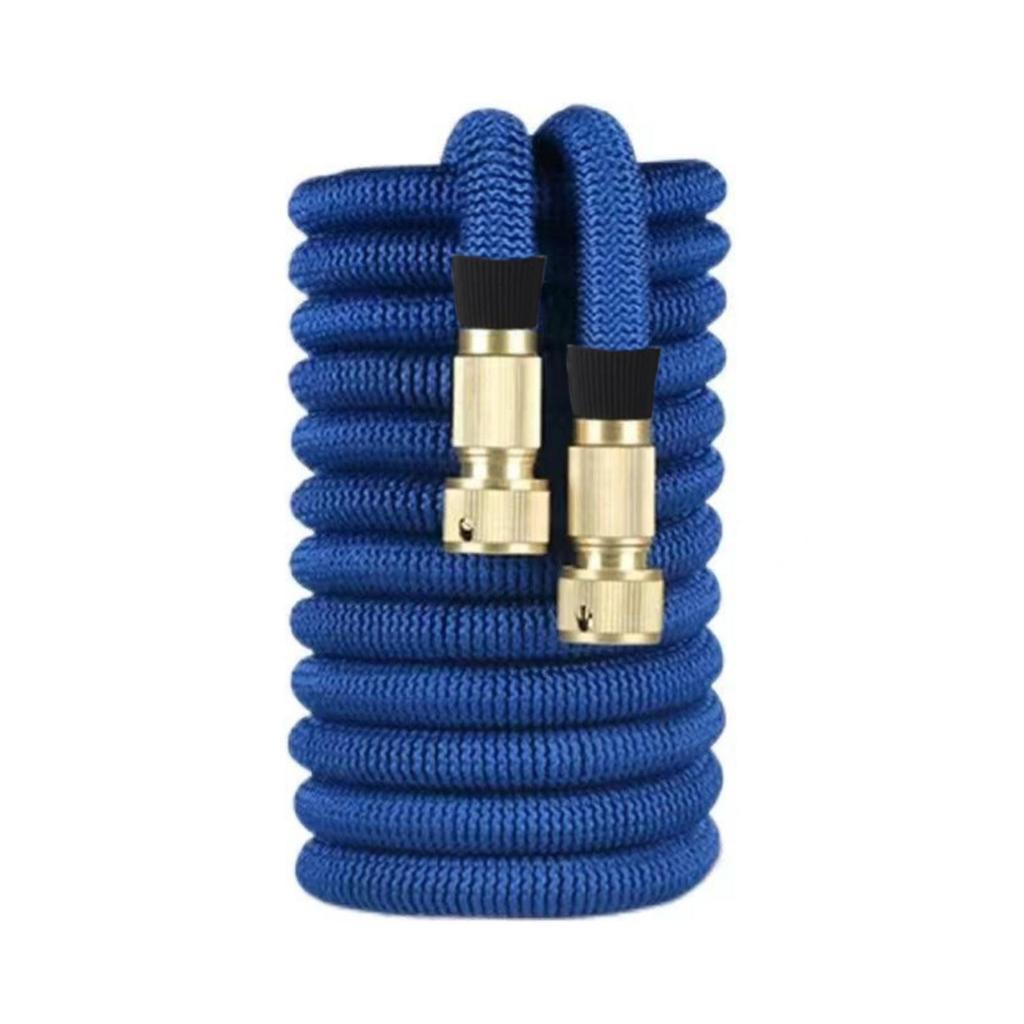 High-Pressure Telescopic Water Hose with Explosion-Proof Nozzle, Ideal for Car Wash and Garden Watering.