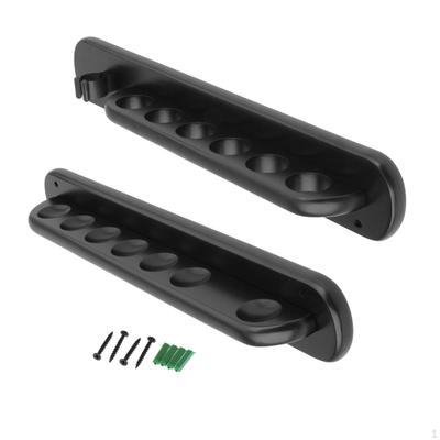 Pool Cue Rack Billiard Wall Mount Rod Holder for Players