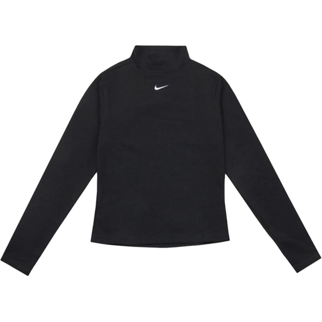 Nike Sportswear Collection Essentials Retro Long Sleeve T-Shirt Women Tops Black DD5883-010